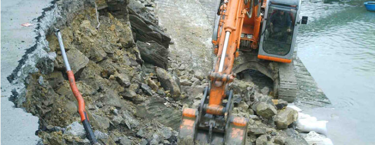 construcción de infraestructuras portuarias